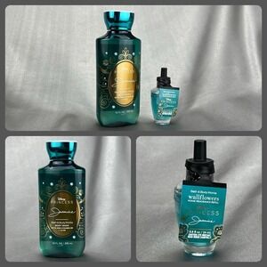 Disney Bath & Body Works Jasmine Wallflower Refill‎ + Body Wash 10 oz Gift Set
